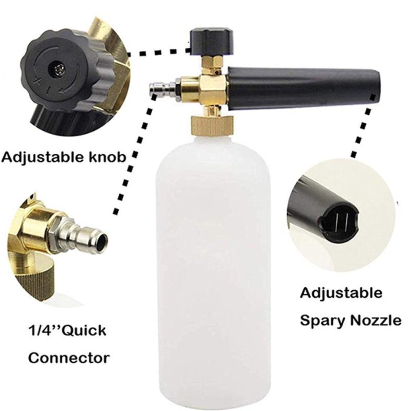 Pressure Washer Kit High Pressure Cleaning Gun Portable Handheld Car Washer Foam Gun Car Wash Spray Jet Bottle Household Washing Sprayer with 5 Spray Nozzles  |   Electrical Equipment & Supplies Electrical Equipment & Supplies Electrical Equipment & Supplies