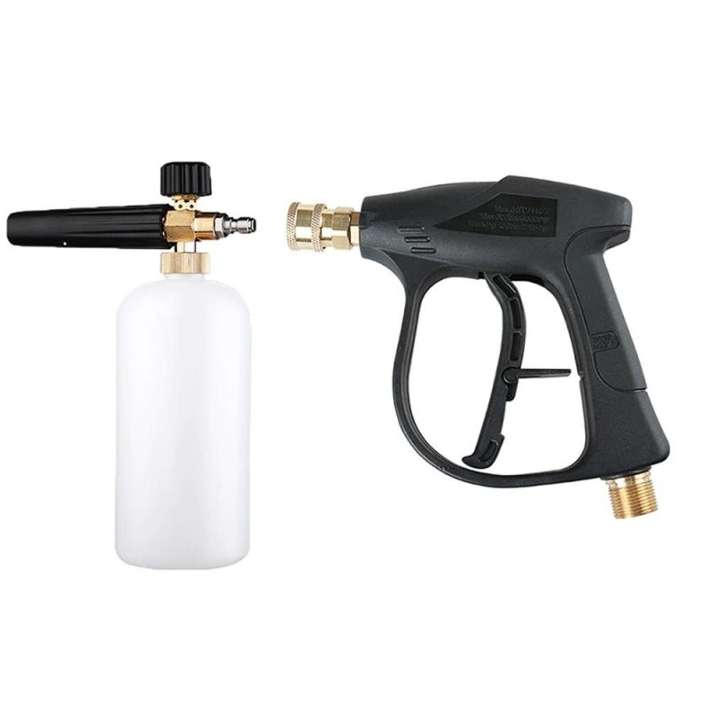 Pressure Washer Kit High Pressure Cleaning Gun Portable Handheld Car Washer Foam Gun Car Wash Spray Jet Bottle Household Washing Sprayer with 5 Spray Nozzles  |   Electrical Equipment & Supplies Electrical Equipment & Supplies Electrical Equipment & Supplies