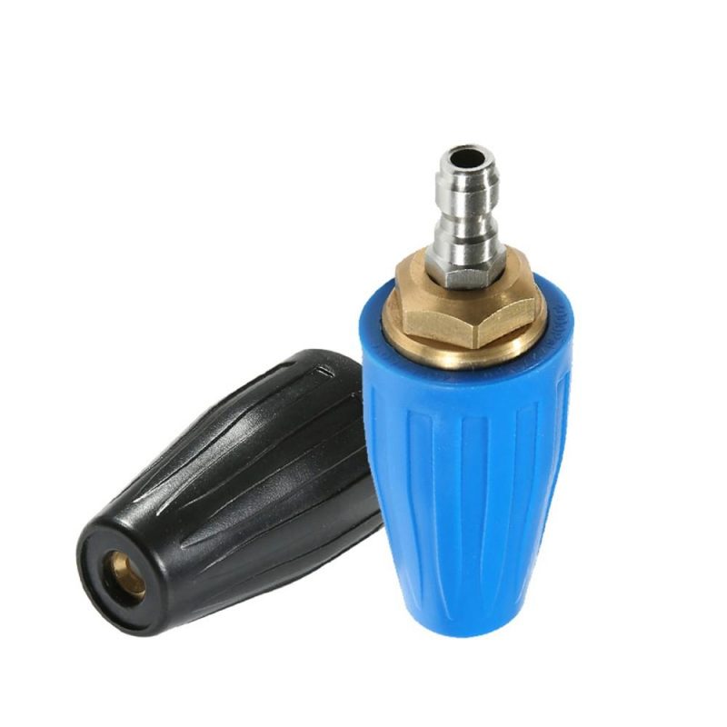 Pressure Washer Tips Turbo Nozzle 4000psi Max Rotating Pressure Washer Nozzle with 1/4” Quick Connect for Remove Ads Bark Rust  |   Others Hardware & Gadgets Black/Blue