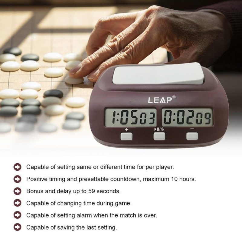 Professional Digital Chess Clock Count Down Chess Timer with Alarm Electronic Board Game Bonus Competition Master Tournament  |   Other Instruments Measurement & Analysis Instruments Other Instruments