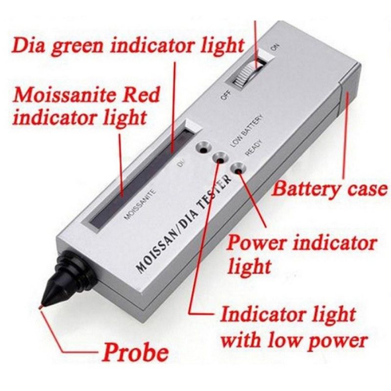 Professional High Accuracy Diamond Tester LED Diamond Indicator Test Pen Moissanite Selector Diamonds Watcher Tool  |   Other Instruments Measurement & Analysis Instruments Other Instruments