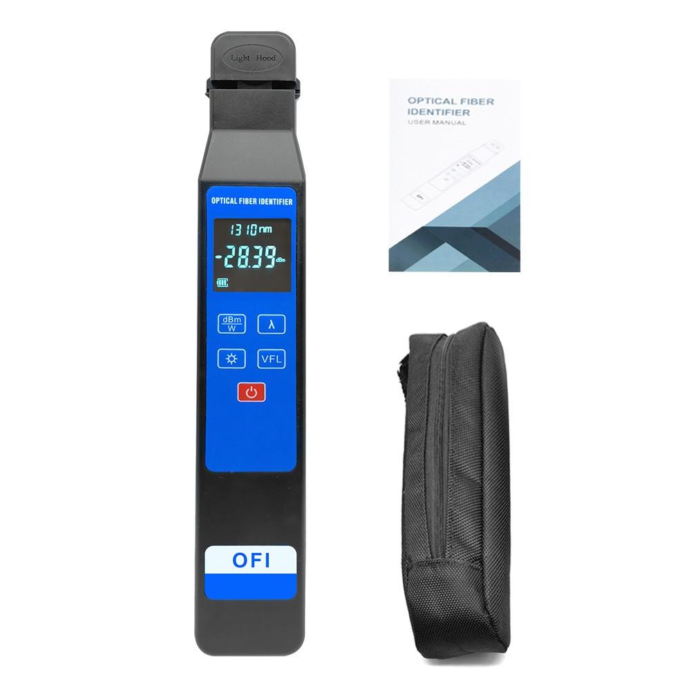 Professional LCD Display Fiber Optical Identifier 4-in-1 Clamp 10mw Visual Fault Locator for 3.0/2.0/0.9/0.25mm Fiber Line  |   Other Instruments Measurement & Analysis Instruments Blue