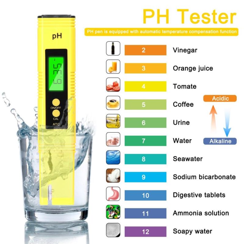 Professional PH Tester TDS/EC Test Pen Multifunctional Water PH Test Tool Set Handheld Water Detect Device Kit (Without Soil Detector)  |   Soil analysis equipment Soil analysis equipment