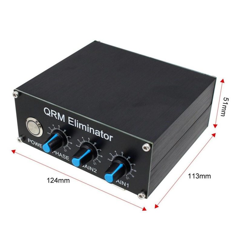 Professional QRM Eliminator X-Phase Built-in PTT Control 1-30 MHz HF Band QRM Eliminator Aluminum Alloy QRM Canceller Radio TV Broadcast Equipments  |   Other Instruments Measurement & Analysis Instruments Black