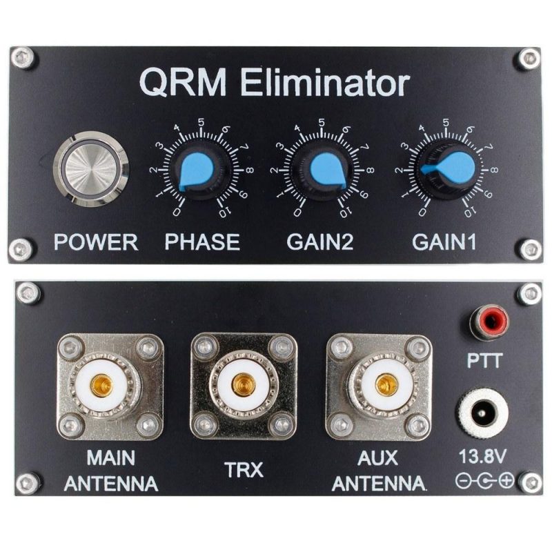 Professional QRM Eliminator X-Phase Built-in PTT Control 1-30 MHz HF Band QRM Eliminator Aluminum Alloy QRM Canceller Radio TV Broadcast Equipments  |   Other Instruments Measurement & Analysis Instruments Black