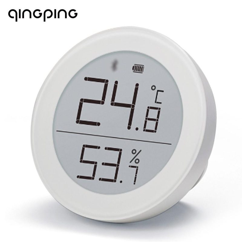 QingPing Matter Smart Home Temperature Humidity Monitor E-ink Display Sensor T Version Thread + BT Supports Apple Home  |   Temperature & Humidity Measurements Measurement & Analysis Instruments Temperature & Humidity Measurements