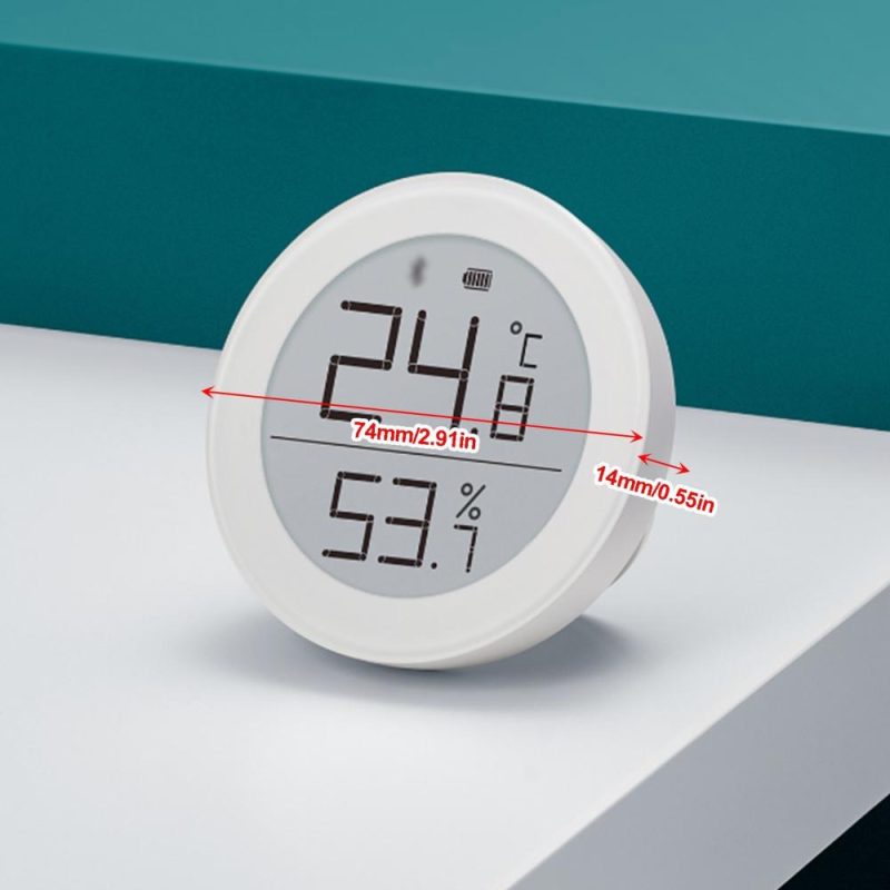 QingPing Matter Smart Home Temperature Humidity Monitor E-ink Display Sensor T Version Thread + BT Supports Apple Home  |   Temperature & Humidity Measurements Measurement & Analysis Instruments Temperature & Humidity Measurements