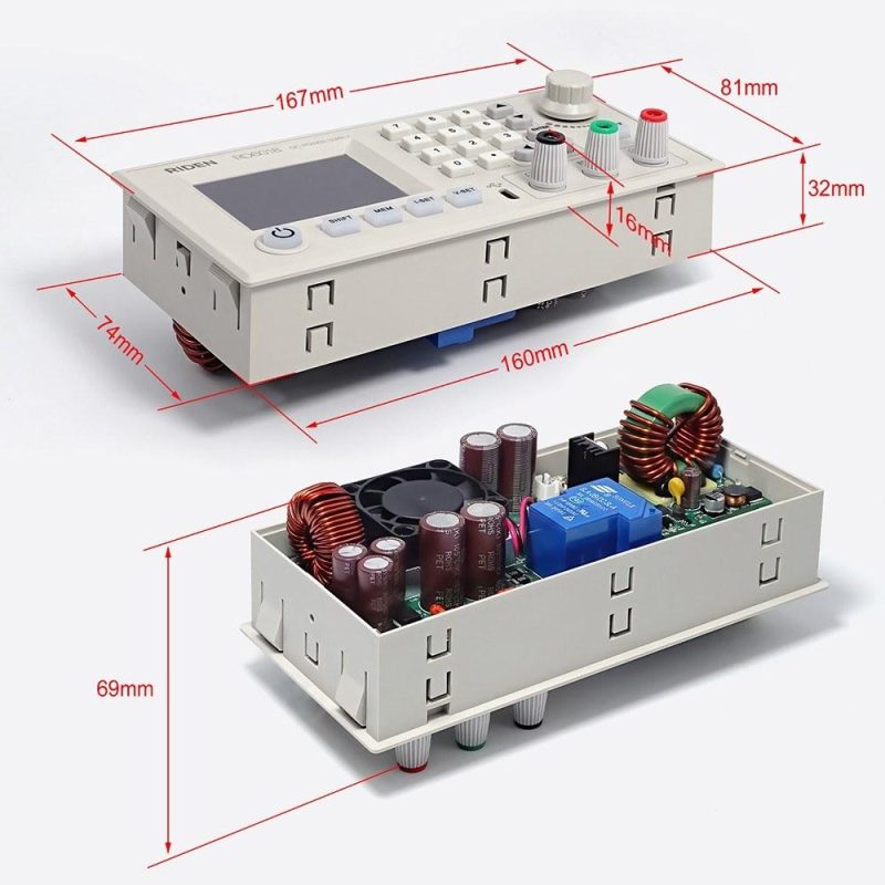 RD6018 18A Constant-Voltage and Constant-Current Direct-current Power-Supply Module Keypad PC Software Wifi Phone App Control with Firmware Update Function  |   Digital Multimeters & Oscilloscopes Digital Multimeters & Oscilloscopes Digital Multimeters & Oscilloscopes