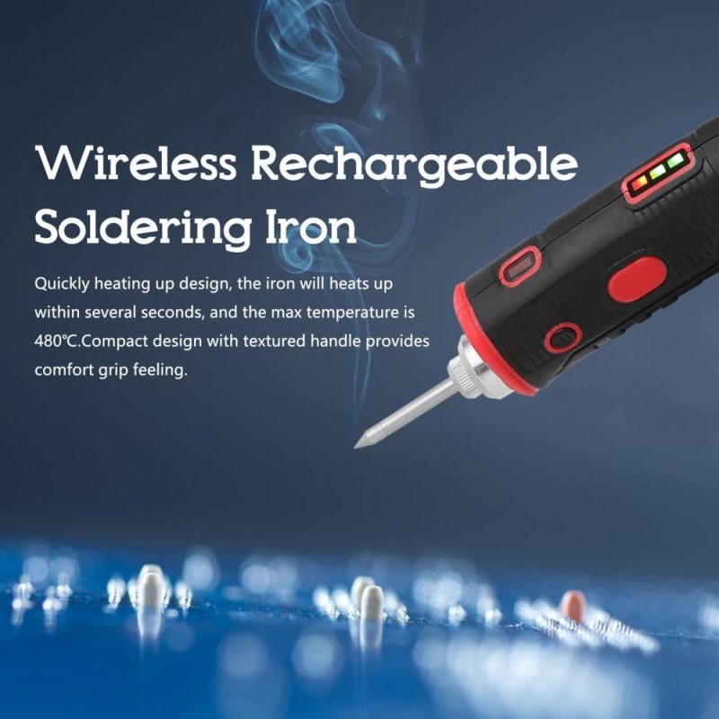 Rechargeable Wireless Rechargeable Soldering Iron with Bright LED Light  |   Electrical Equipment & Supplies Electrical Equipment & Supplies Electrical Equipment & Supplies