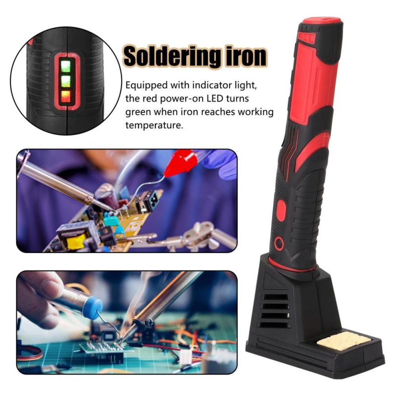 Rechargeable Wireless Rechargeable Soldering Iron with Bright LED Light  |   Electrical Equipment & Supplies Electrical Equipment & Supplies Electrical Equipment & Supplies