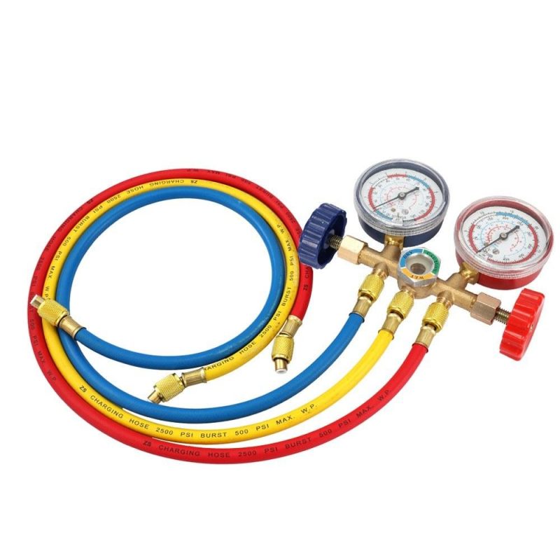 Refrigerant Manifold Gauge Set Air Conditioning Tools  |   Other Instruments Measurement & Analysis Instruments Other Instruments