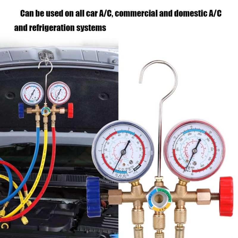 Refrigerant Manifold Gauge Set Air Conditioning Tools  |   Other Instruments Measurement & Analysis Instruments Other Instruments