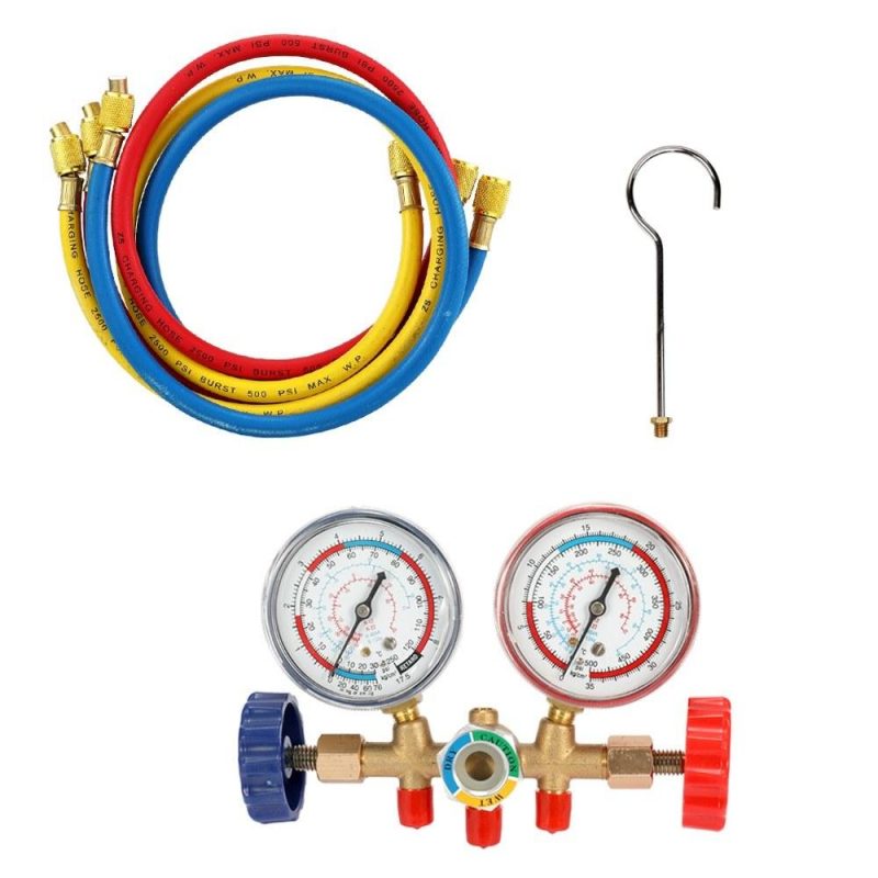 Refrigerant Manifold Gauge Set Air Conditioning Tools  |   Other Instruments Measurement & Analysis Instruments Other Instruments