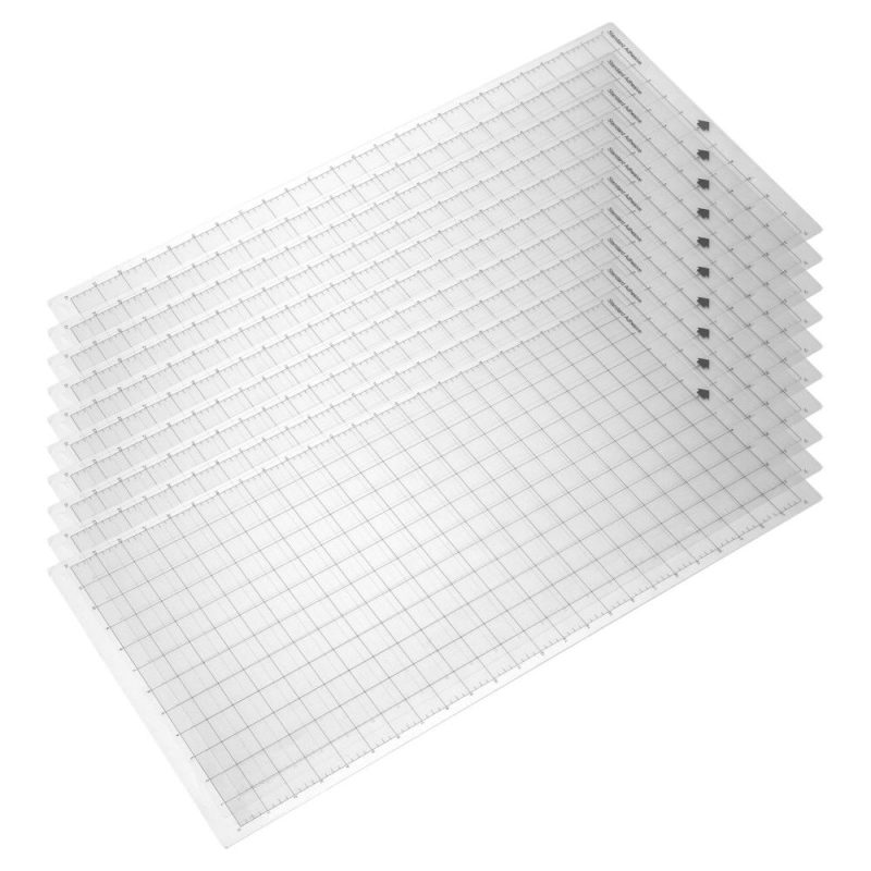 Replacement Cutting Mat Transparent Adhesive Cricut Mat Mat with Measuring Grid 12×24 Inches for Silhouette Cameo Cricut Explore Plotter Machine 3PCS  |   Others Hardware & Gadgets Others