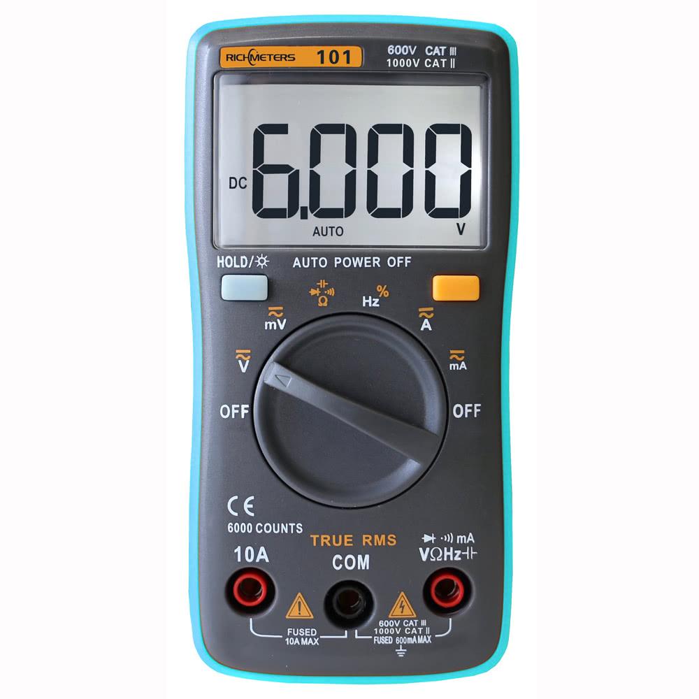 RICHMETERS RM101 True RMS Multifunctional LCD Digital Multimeter  |   Digital Multimeters & Oscilloscopes Digital Multimeters & Oscilloscopes Digital Multimeters & Oscilloscopes