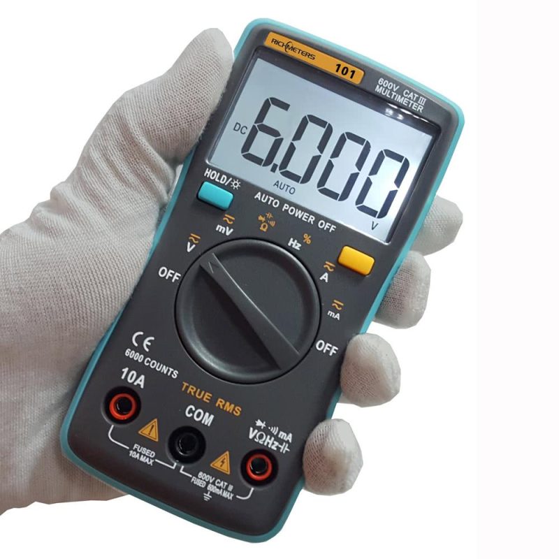 RICHMETERS RM101 True RMS Multifunctional LCD Digital Multimeter  |   Digital Multimeters & Oscilloscopes Digital Multimeters & Oscilloscopes Digital Multimeters & Oscilloscopes