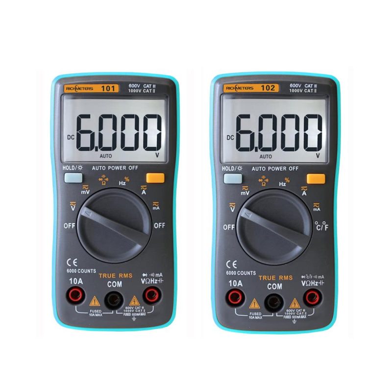 RICHMETERS RM101 True RMS Multifunctional LCD Digital Multimeter  |   Digital Multimeters & Oscilloscopes Digital Multimeters & Oscilloscopes Digital Multimeters & Oscilloscopes