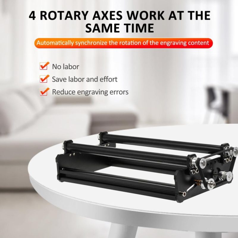 Rotary Axis All-Metal Rolling Rotating Shaft Suitable for All Engraving Machines  |   Laser Equipment Laser Equipment Black