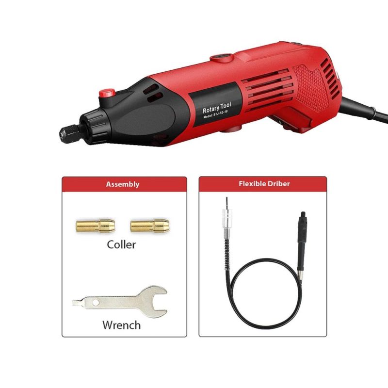 Rotary Tool 160W Multi-Functional Tool Varible Speed 8000-35000rpm Perfect for DIY Creations Craft Projects Drilling Cutting Sanding Polishing and Engraving  |   Electrical Equipment & Supplies Electrical Equipment & Supplies Electrical Equipment & Supplies