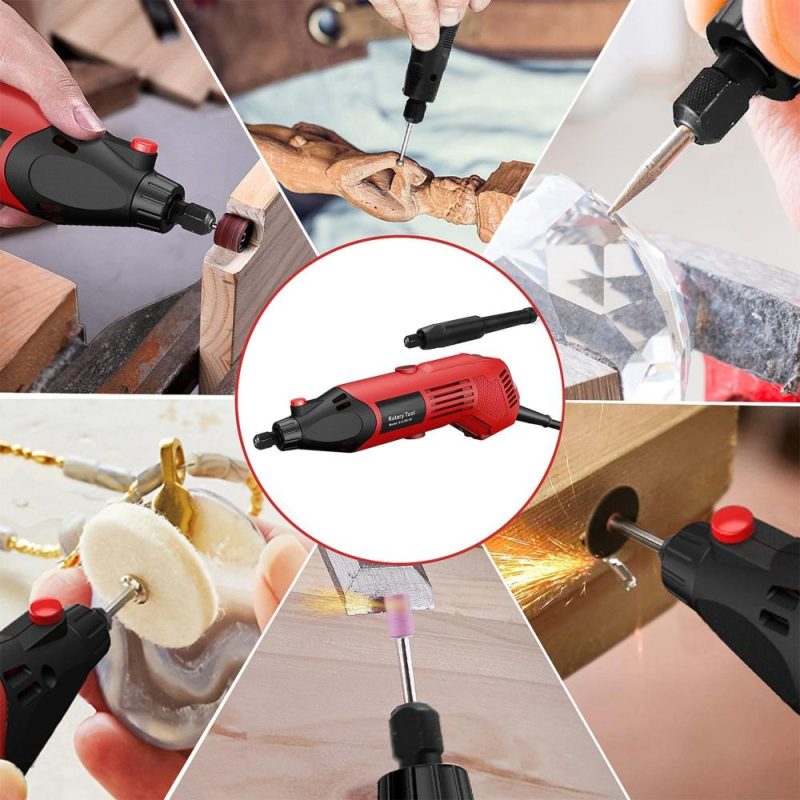 Rotary Tool 160W Multi-Functional Tool Varible Speed 8000-35000rpm Perfect for DIY Creations Craft Projects Drilling Cutting Sanding Polishing and Engraving  |   Electrical Equipment & Supplies Electrical Equipment & Supplies Electrical Equipment & Supplies