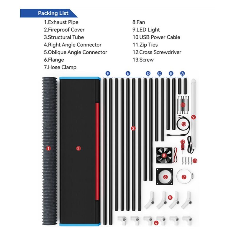 SCULPFUN B1 Laser Engraver Protective Cover with Powerful Suction Fan 680x765x380mm Large Size  |   Laser Equipment Laser Equipment Laser Equipment