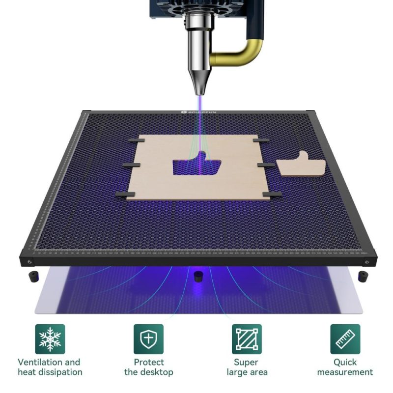 SCULPFUN H3 600x600mm Laser Cutting Honeycomb Panel Workbench  |   Laser Equipment Laser Equipment Laser Equipment