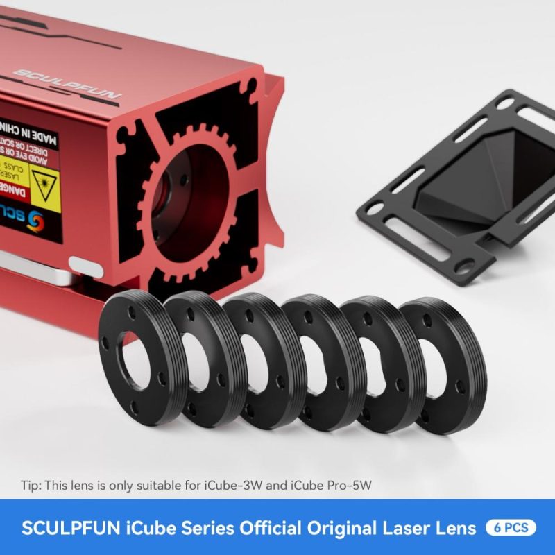 SCULPFUN iCube 3W/iCube Pro 5W Laser Engraver Lens 6Pcs  |   Laser Equipment Laser Equipment Laser Equipment