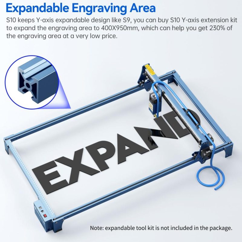 SCULPFUN S10 10W Laser Engraver 410x400mm Engraving Area  |   Laser Equipment Laser Equipment Laser Equipment