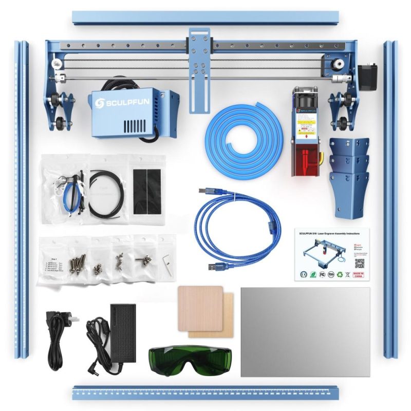 SCULPFUN S10 10W Laser Engraver 410x400mm Engraving Area  |   Laser Equipment Laser Equipment Laser Equipment