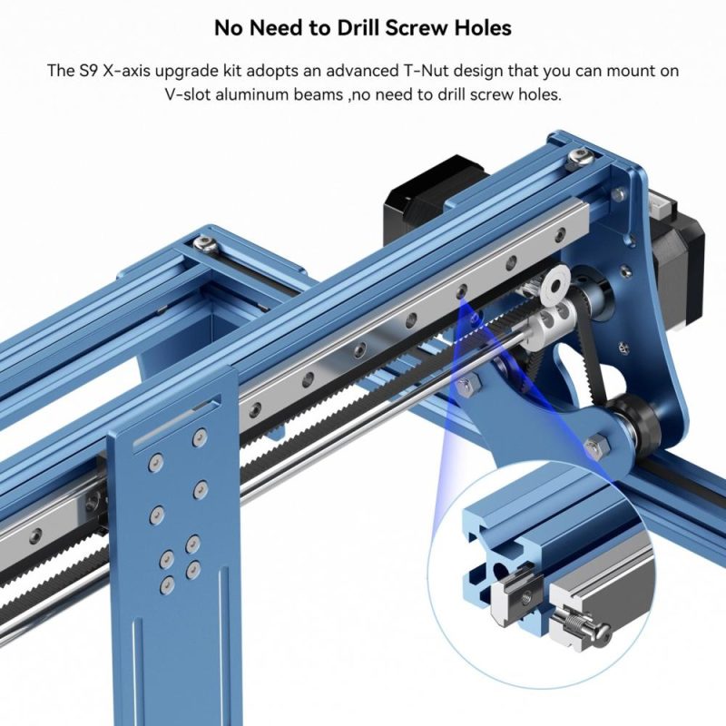 SCULPFUN S6/S6PRO/S9 X-axis Linear Guide Upgrade Kit High Precision Industrial Grade Direct Installation Without Drilling  |   Laser Equipment Laser Equipment Laser Equipment