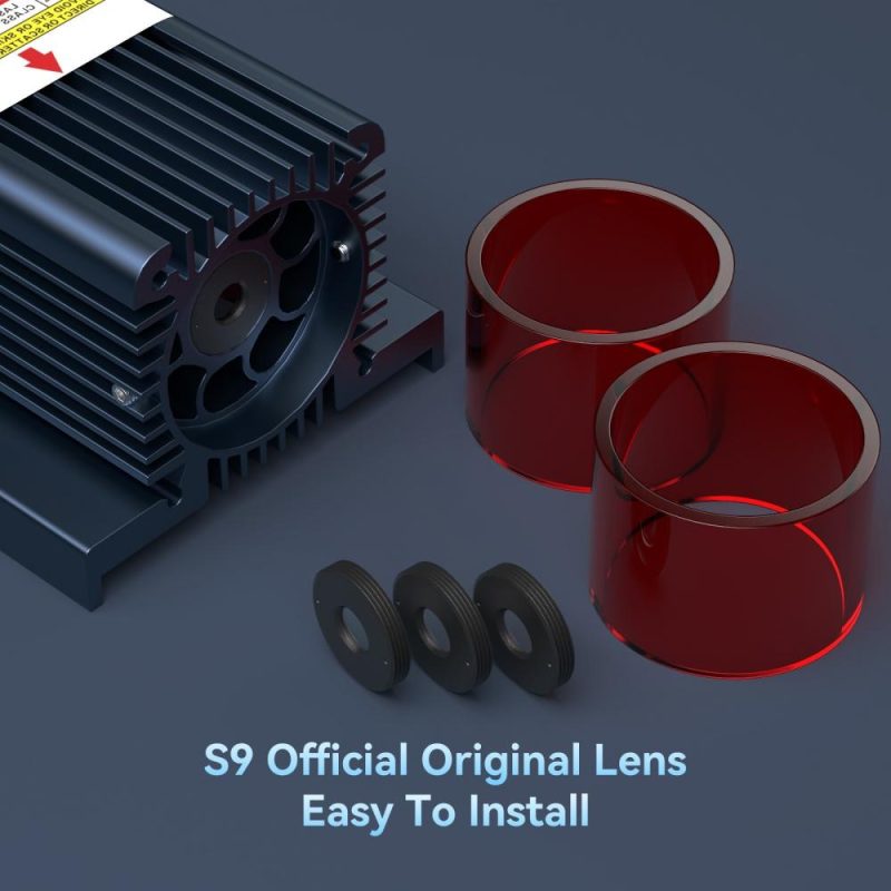 SCULPFUN S9 Original Lens Set 3Pcs Original Standard Lens + 2 Acrylic Covers Highly Transparent Anti-Oil And Anti-Smoke Super Long Service Life Easy To Install  |   Laser Equipment Laser Equipment Laser Equipment