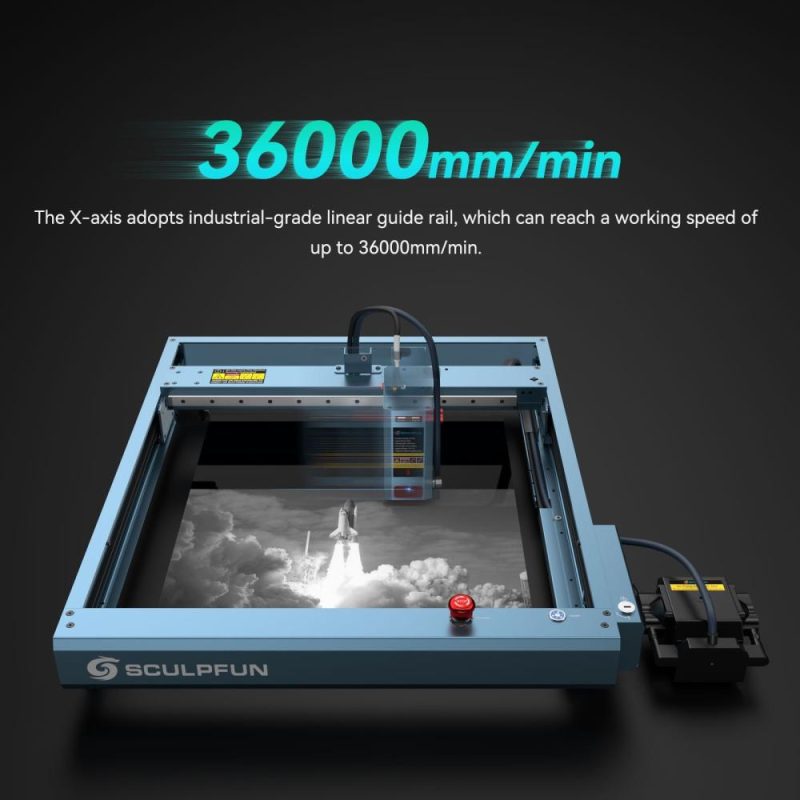 SCULPFUN SF-A9 20W Laser Engraving Machine with Automatic Air Assist  |   Laser Equipment Laser Equipment Laser Equipment