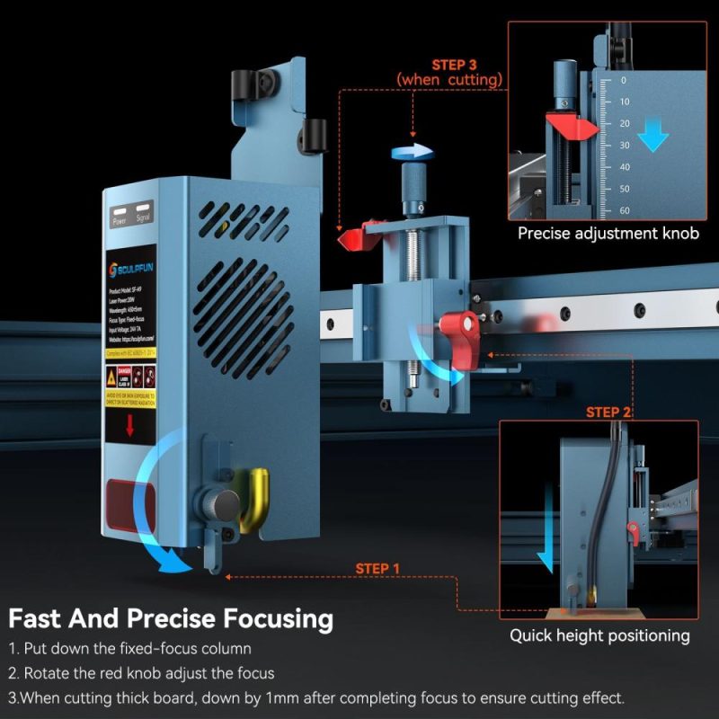 SCULPFUN SF-A9 20W Laser Engraving Machine with Automatic Air Assist  |   Laser Equipment Laser Equipment Laser Equipment