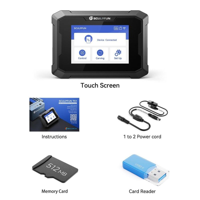 SCULPFUN TS1 Laser Engraver Touchscreen 3.5inch Control Terminal  |   Laser Equipment Laser Equipment Laser Equipment