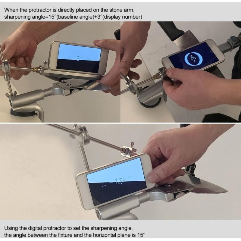 Sharpener Set Fixed-angle Knife Sharpener Knife Sharpening Kit Knife Slicker Edge Sharpener Abrasive Holding System with 4 Sharpening Stones  |   Electrical Soldering Welding Tools Electrical Soldering Welding Tools Electrical Soldering Welding Tools