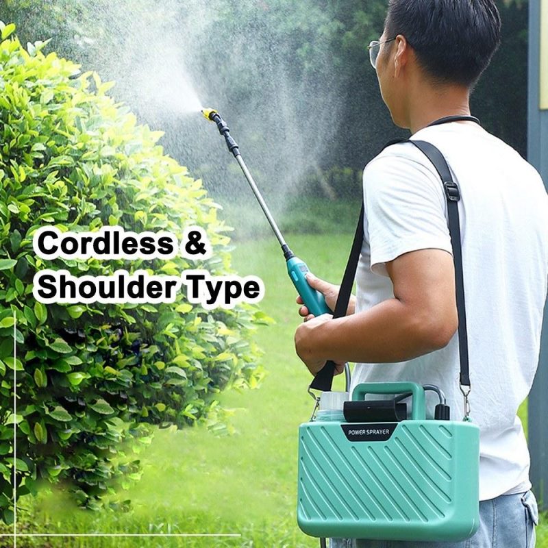 Shoulder Type Electric Gardening Sprinkler Garden Plants Watering Device Flowers Spraying Machine Telescopic Rod Length Adjustable Multifunctional Agriculture Tool  |   Electrical Equipment & Supplies Electrical Equipment & Supplies Electrical Equipment & Supplies