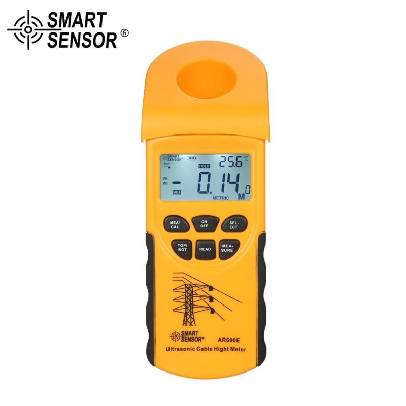 SMART SENSOR Professional Digital LCD Ultrasonic Cable Height Meter Handheld Height Cable Tester Measuring the Height of Overhead Cables 3-23m  |   Other Instruments Measurement & Analysis Instruments Other Instruments