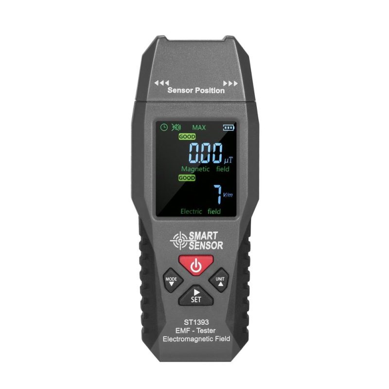 SMART SENSOR ST1393 EMF Meter Electromagnetic Field EMF Detector  Handheld Mini Digital LCD Electromagnetic Field Radiation Tester  |   Other Nature Element Measurements Measurement & Analysis Instruments Black