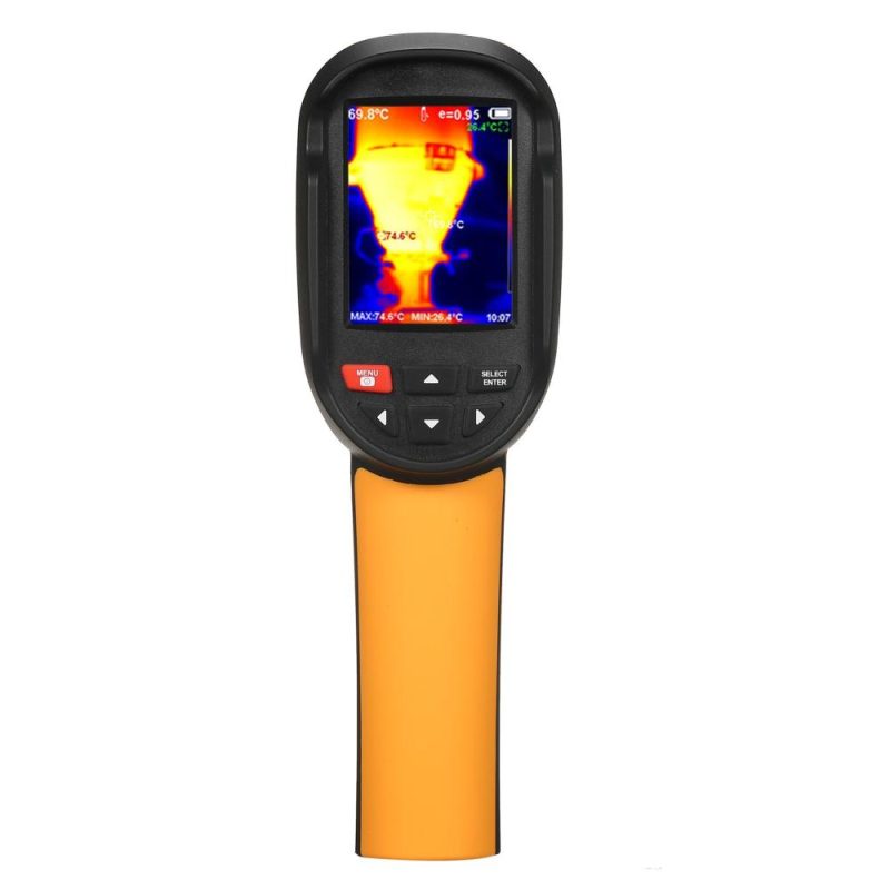 SMART SENSOR ST8550 Rechargeable IR Thermal Imager Portable Thermal Imaging Camera with 2.8-inch LCD Screen 120×90 Resolution -25~550℃ Temperature Range  |   Infrared Thermometer Infrared Thermometer Infrared Thermometer