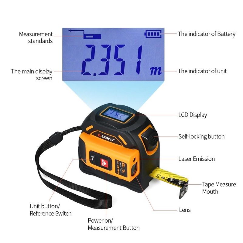 SNDWAY Digital Laser Distance Meter Rangefinder 40m  |   Laser Rangefinders Laser Rangefinders Laser Rangefinders