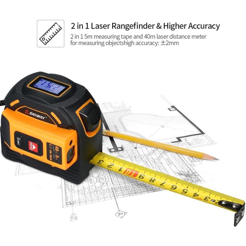 SNDWAY Digital Laser Distance Meter Rangefinder 40m  |   Laser Rangefinders Laser Rangefinders Laser Rangefinders