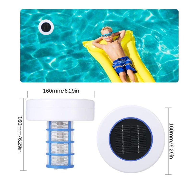 Solar Power Swimming Pool Purifier Solar Pool-Ionizer Swimming Pool Water Algae Inhibition Chlorine-Free Water Processor  |   Other Nature Element Measurements Measurement & Analysis Instruments Other Nature Element Measurements