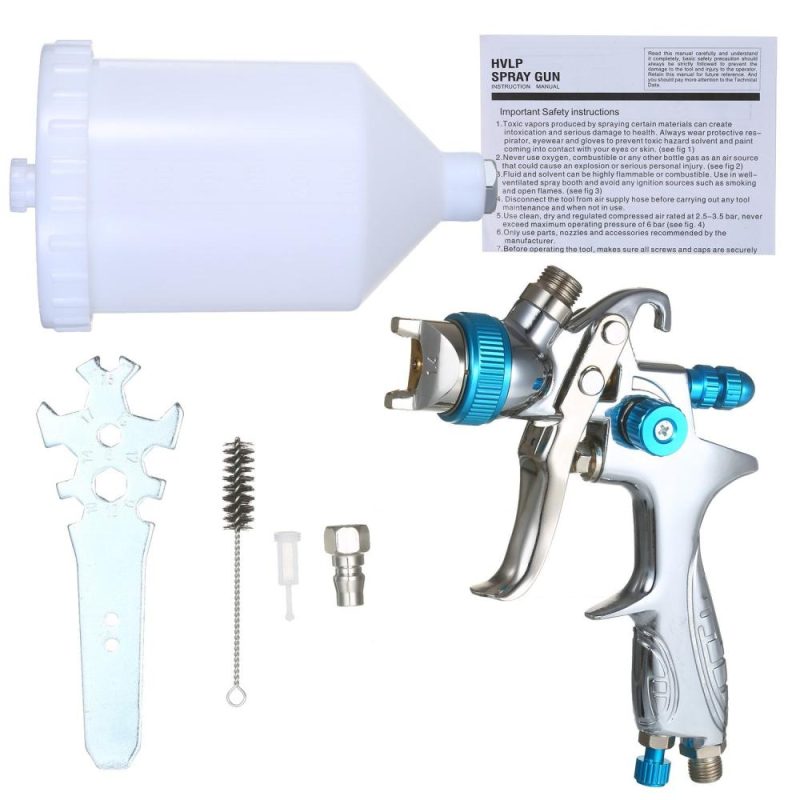 Spray Gun Gravity Feed Paint Sprayer with 600ml Cup 1.4mm Nozzle for Wall/Furniture/Fence/Cabinet/Table/Chair Spraying and Cleaning  |   Others Hardware & Gadgets Others