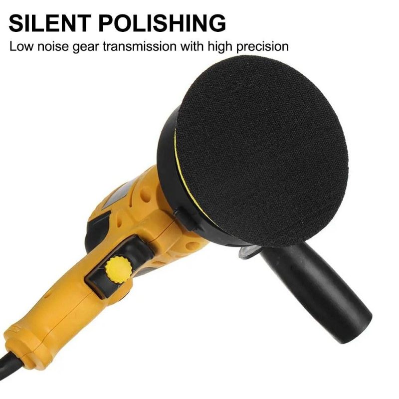 Stepless Speed Adjustable Car Polisher Auto Polishing Machine High Efficiency Waxing Tool  |   Others Hardware & Gadgets Black+Orange