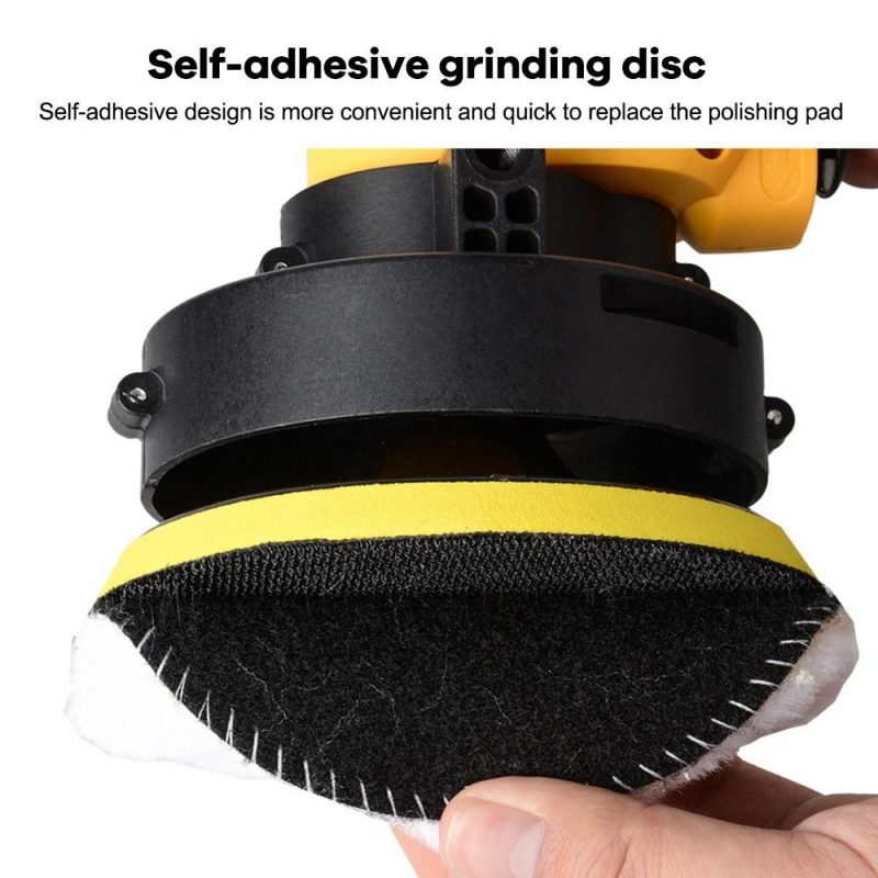 Stepless Speed Adjustable Car Polisher Auto Polishing Machine High Efficiency Waxing Tool  |   Others Hardware & Gadgets Black+Orange