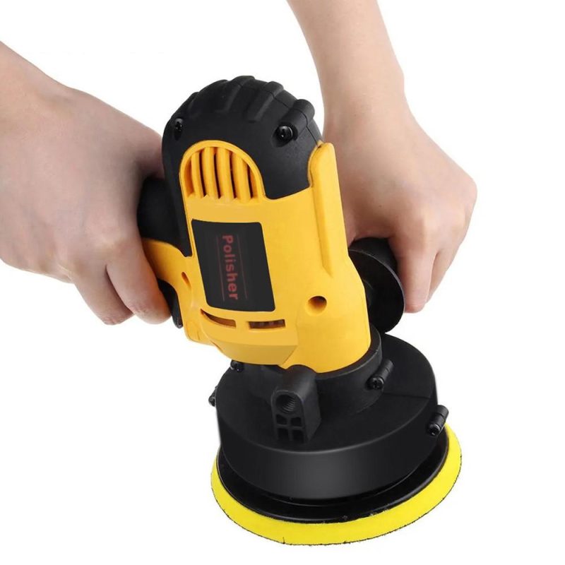 Stepless Speed Adjustable Car Polisher Auto Polishing Machine High Efficiency Waxing Tool  |   Others Hardware & Gadgets Black+Orange