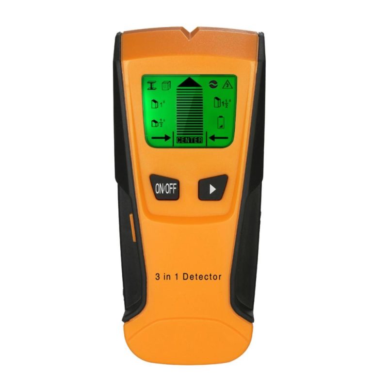 Stud Finder 3 in 1 Multi-functional LCD Digital Wall Detector Metal Wood AC Cable Live Wire Scanner  |   Other Instruments Measurement & Analysis Instruments Orange