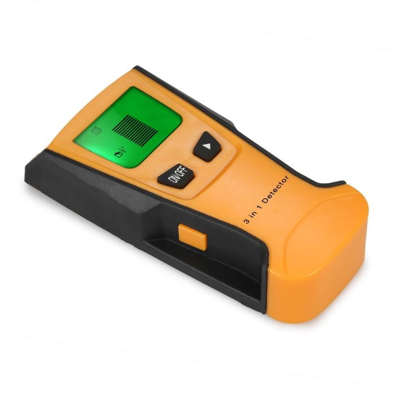 Stud Finder 3 in 1 Multi-functional LCD Digital Wall Detector Metal Wood AC Cable Live Wire Scanner  |   Other Instruments Measurement & Analysis Instruments Orange