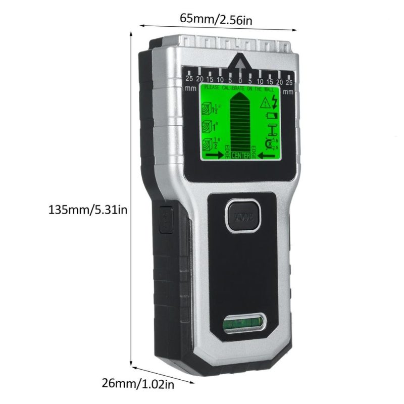 Stud Finder Wall Scanner 7 in 1 Multifunctional Wall Detector with 5 Modes & 2 Functions for Studs Wood Metal and AC Wires Detection  |   Other Instruments Measurement & Analysis Instruments Other Instruments