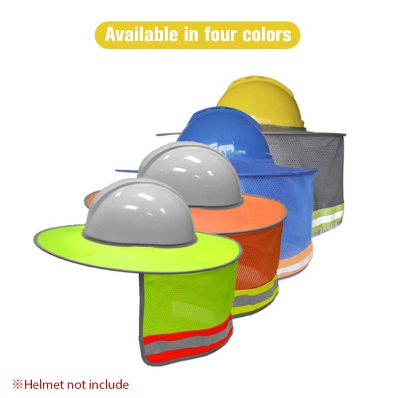 Sunscreen Helmet Brim is Suitable for Reflective Safety Sunscreen Helmet for Construction Sites Outdoor Installation  |   Hardware & Accessories Hardware & Accessories Grey/Blue+Red/Orange/Yellow